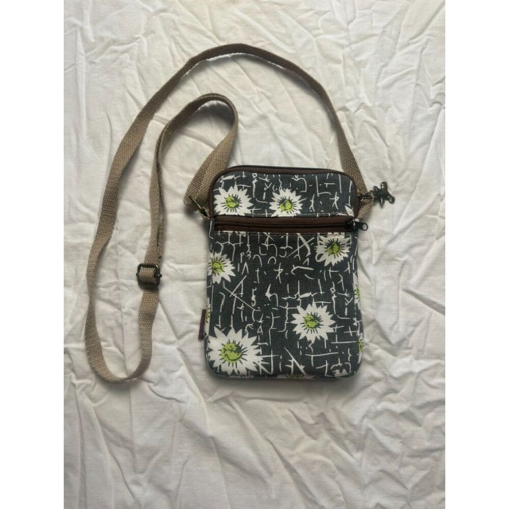 KKBAG Mini Canvas Sunflower Crossbody Bag / Phone Pouch 8774